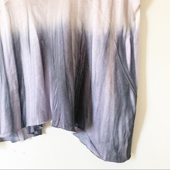 NWT Free People paradise dip dye tee lilac fog M - Picture 7 of 8